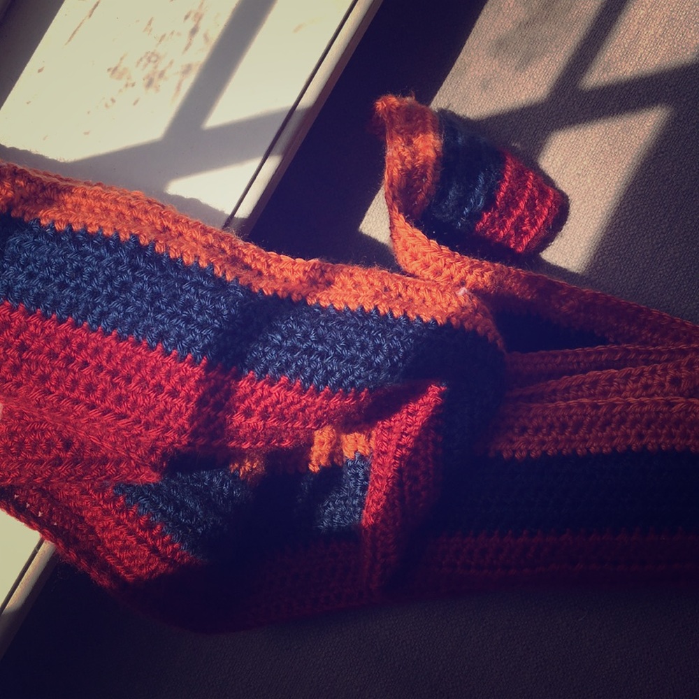 Handmade scarf from Russia made with 100% cotton